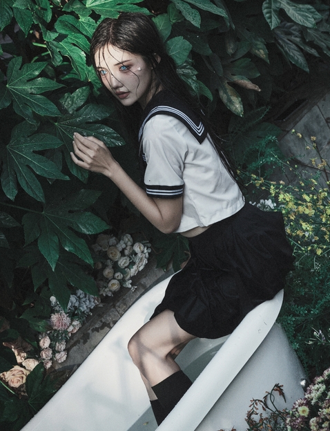 [YWW.ME] 2024.11.11 潮湿绿意 多米Domy