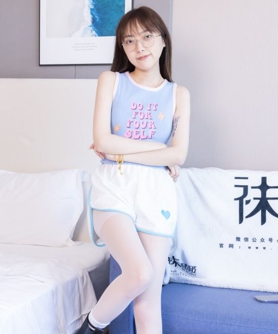 [BoBoSocks袜啵啵] NO.479 稚予-短靴、长筒白棉袜、白丝（花絮版）