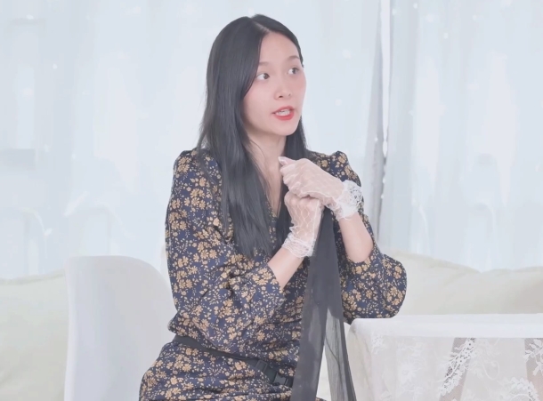 [SSA丝社] 评测 NO.129 璎珞 中国品牌珞樱的一线裆连裤袜试穿展示+手撕质量测试（上）