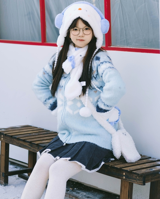 [YWW.ME] 2025.02.19 雪景氛围感 一颗小橙子哎