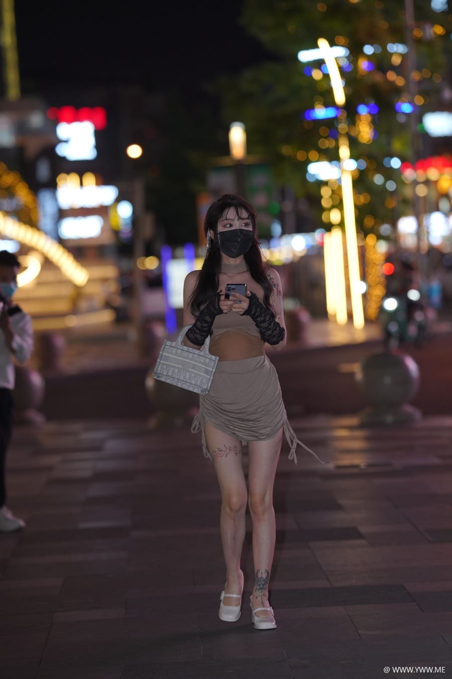 精选街拍 – 精致套装裙-HDMISS