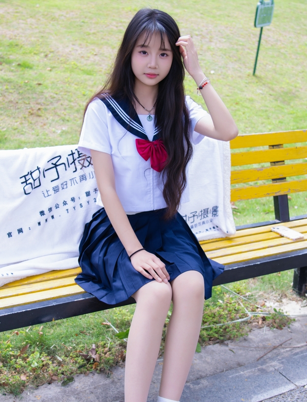 [甜予摄影] NO.214 小橙子-平底鞋、白棉袜、薄肉丝（脚尖加固）